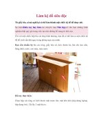 Tài liệu Làm kệ đồ siêu độc docx