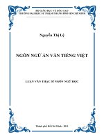 ngôn ngữ án văn tiếng việt