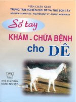 Tài liệu Sổ tay khám chữa bệnh cho dê doc