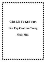 Tài liệu Cách Lôi Từ Khó Vượt Lên Top Cao Hơn Trong Nháy Mắt pdf