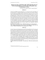 Tài liệu KHẢO SÁT ĐẶC TÍNH HÓA HỌC MÔI TRƯỜNG ĐẤT Ở VÙNG NGOẠI BIÊN VÀ VÙNG LÕI VƯỜN QUỐC GIA U MINH HẠ-CÀ MAU ppt