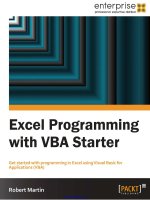 Tài liệu Excel Programming with VBA Starter doc