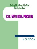 Tài liệu CHUYỂN HÓA PROTID pdf