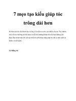 Tài liệu 7 mẹo tạo kiểu giúp tóc trông dài hơn pptx