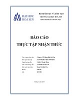 báo cáo thực tập nhận thức công ty cổ phần hàng hải sài gòn