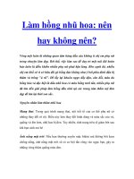 Tài liệu Làm hồng nhũ hoa: nên hay không nên? pptx