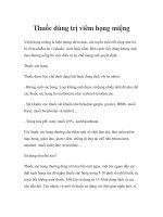 Tài liệu Thuốc dùng trị viêm họng miệng docx