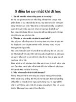 Tài liệu 5 điều bé sợ nhất khi đi học potx