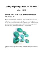 Tài liệu Trang trí phòng khách với màu của năm 2010 pot