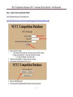 Tài liệu NCCC Competition Database 2013 – Sanctions/Flyers/Results – Paul Hamersly doc
