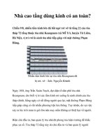 Tài liệu Nhà cao tầng dùng kính có an toàn? pptx