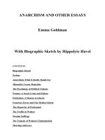 Tài liệu ANARCHISM AND OTHER ESSAYS ppt