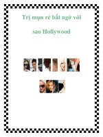 Tài liệu Trị mụn rẻ bất ngờ với sao Hollywood pptx
