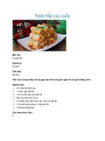 Tài liệu Nem bắp cải cuốn doc