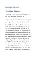 Tài liệu Sao âm bản phim có tính lịch sửyên gia cao cấp về bảo quản giấy và ảnh, Trung tâm Bảo quản Tư liệu Đông Bắc Các kho tài liệu âm bản phim ảnh đặt ra cho các cơ quan và những người phụ trách những kho tài liệu đó những vấn đề không giốn docx