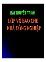 Tài liệu Bài thuyết trình Lớp vỏ bao che nhà công nghiệp docx