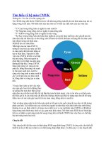 Tài liệu Tìm hiểu về hệ màu CMYK ppt