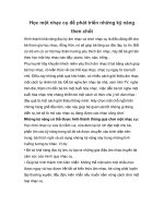 Tài liệu Học một nhạc cụ để phát triển những kỹ năng then chốt docx