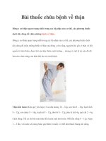 Tài liệu Bài thuốc chữa bệnh về thận docx
