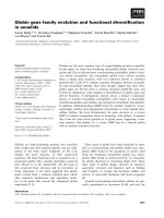 Tài liệu Báo cáo khoa học: Globin gene family evolution and functional diversiﬁcation in annelids ppt