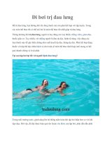 Tài liệu Đi bơi trị đau lưng pptx