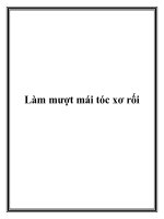 Tài liệu Làm mượt mái tóc xơ rối pptx