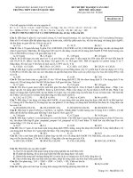 Tài liệu ĐỀ THI THỬ ĐẠI HỌC LẦN I-2012 MÔNTHI: HÓA HỌC - THPT CHUYÊN QUỐC HỌC doc