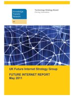 Tài liệu UK Future Internet Strategy Group FUTURE INTERNET REPORT May 2011 pdf