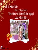 BAI 9 TIET 3. thực hành Nhật bản