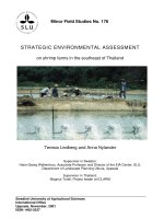 Tài liệu STRATEGIC ENVIRONMENTAL ASSESSMENT on shrimp farms in the southeast of Thailand docx