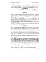 Tài liệu TÁC ĐỘNG ENZYME PECTINASE ĐẾN KHẢ NĂNG TRÍCH LY DỊCH QUẢ VÀ CÁC ĐIỀU KIỆN LÊN MEN ĐẾN CHẤT LƯỢNG RƯỢU VANG XOÀI SAU THỜI GIAN LÊN MEN CHÍNH potx