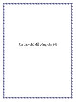 Tài liệu Ca dao chủ đề báo đáp công cha pot