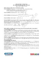 Tài liệu Đề Thi ĐH Môn Toán Khối A Năm 2013 (Có ĐA) doc