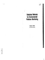 Tài liệu Statistical Methods for Environmental Pollution Monitoring pdf