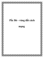 Tài liệu Pắc Bó - vùng đất cách mạng pot