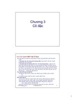 Tài liệu Chương 3: CÔ ĐẶC docx