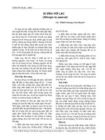 Tài liệu Dị ứng với lạc (Allergic to peanut) potx