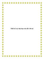 Tài liệu Thiết kế xây biệt thự trên đất 140 m2 pptx