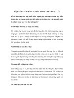 Tài liệu BÍ QUYẾT GIỮ CHỒNG 4 : BIẾT NẮM VÀ THẢ ĐÚNG LÚC docx