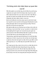 Tài liệu Trẻ thông minh nhờ nhận được sự quan tâm của bố ppt