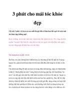 Tài liệu 3 phút cho mái tóc khỏe đẹp doc