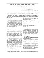 Tài liệu Sử dụng Multiplex PCR để phát hiện vi khuẩn Helicobacter Pylori doc