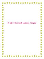 Tài liệu Bí mật về bé sơ sinh khiến mẹ ''''té ngửa''''. pptx