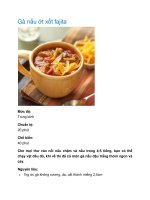 Tài liệu Gà nấu ớt xốt fajita pdf