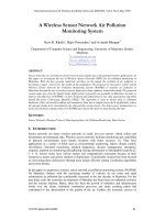 Tài liệu A WIRELESS SENSOR NETWORK AIR POLLUTION MONITORING SYSTEM pdf