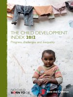 Tài liệu the child development index 2012 progress, challenges and inequality ppt