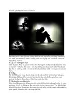 Tài liệu 10 cách giúp bạn thoát khỏi nỗi buồn doc