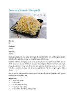 Tài liệu Bean sprout salad - Nộm giá đỗ pdf