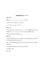 Tài liệu Đề Thi Thử Tuyển Sinh Lớp 10 Toán 2013 - Đề 63 ppt