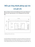 Tài liệu Biến gác lửng thành phòng ngủ cho con gái yêu docx